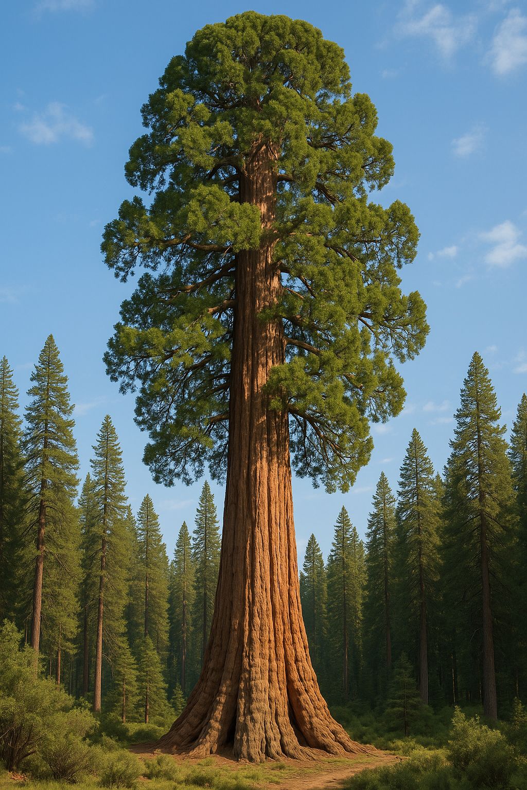 Bambus-K�ln: Berg-Mammutbaum Sequoiadendron giganteum - Ort: K�ln